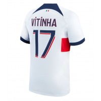 Paris Saint-Germain Vitinha #17 Bortatröja 2023-24 Kortärmad